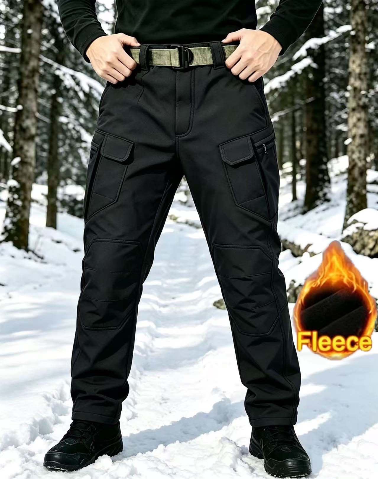 Fly Line - Kışlık Erkek Polar Astarlı Sıcak Tutan