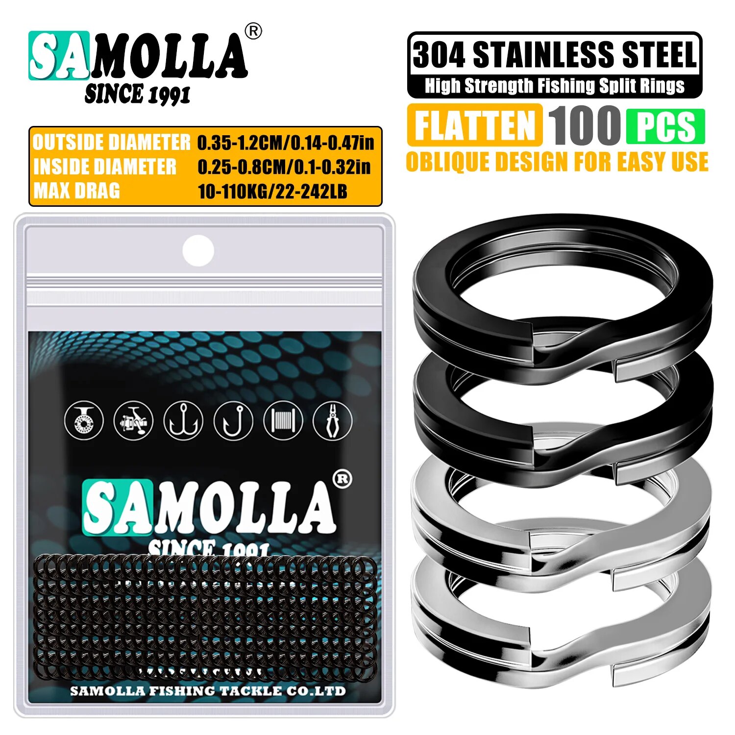100 adet Balıkçılık Bölünmüş Y - Fishing Line Cutter incelemesi ve fiyatı